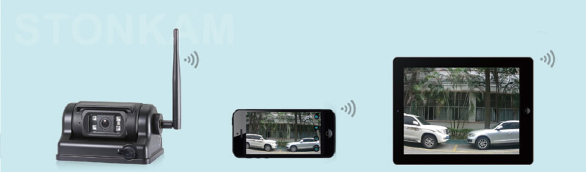 高清车载wifi无线监控电池摄像头 - 手机/平板电脑监控