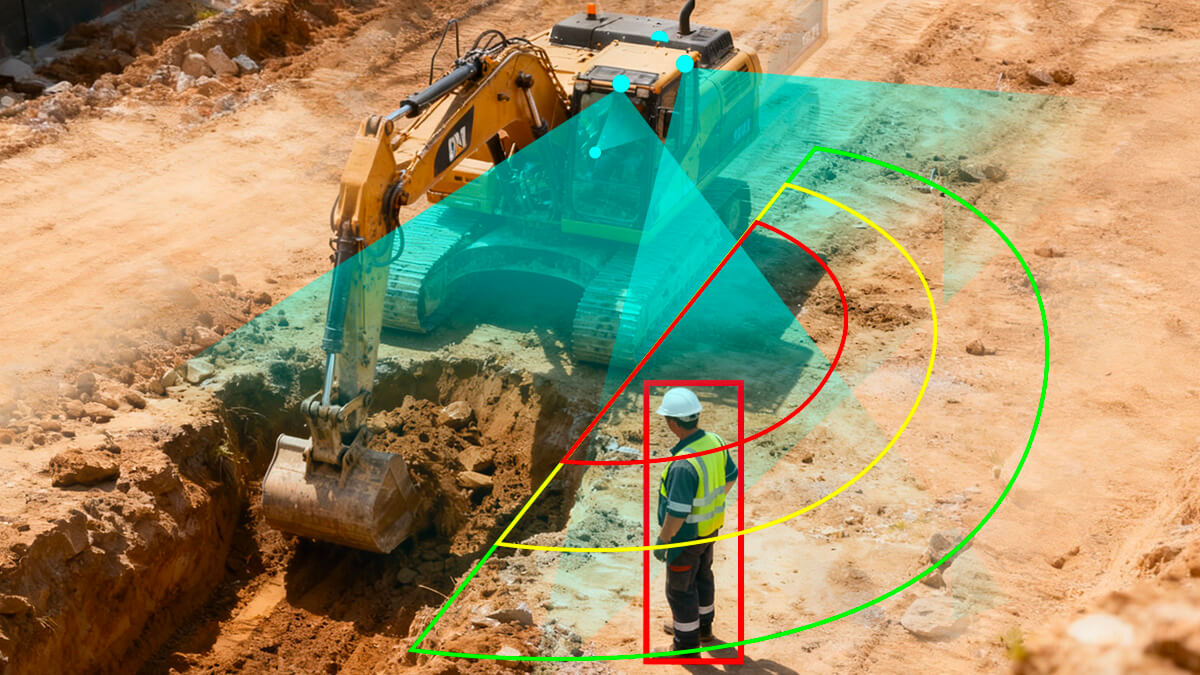 工程车盲区预警