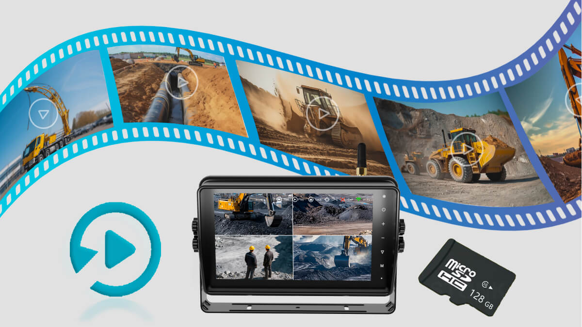 无线车载录像显示器